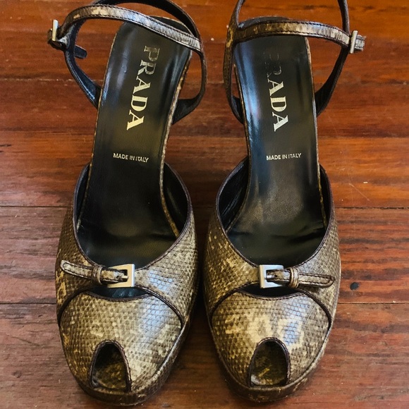 Prada Platform Sandals - Picture 1 of 8